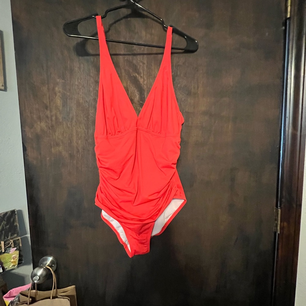 DKNY Bold Red Swimsuit